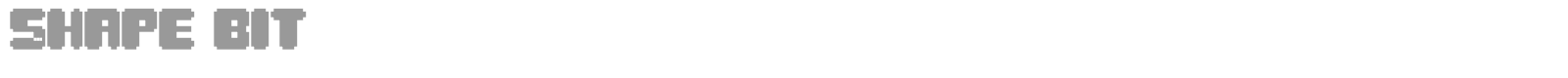Shape Bit font preview